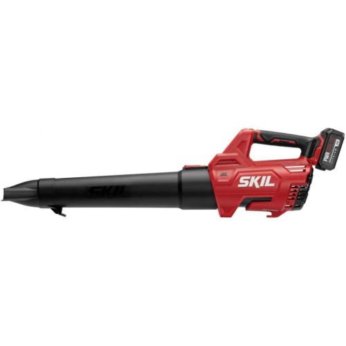  SKIL CB7542B-10 PWR CORE 20 Brushless 13 String Trimmer and 400 CFM Leaf Blower Kit, Includes 4.0Ah Battery and Charger