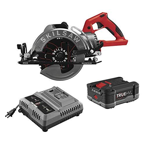  SKIL SPTH77M-11 48V 7-1/4 TRUEHVL Cordless Worm Drive Skilsaw Circular Saw Kit with 1 Battery