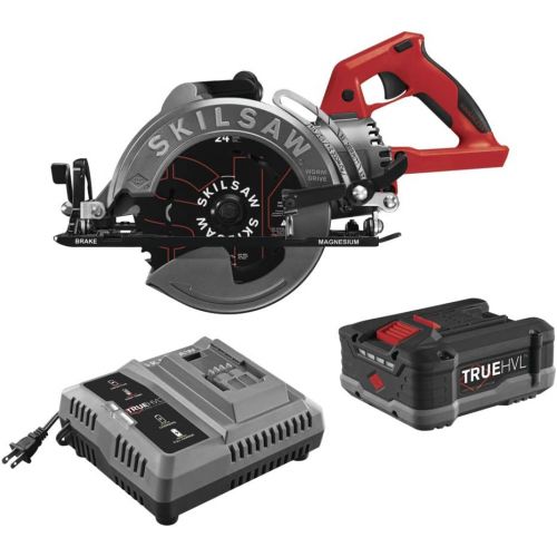  SKIL SPTH77M-11 48V 7-1/4 TRUEHVL Cordless Worm Drive Skilsaw Circular Saw Kit with 1 Battery