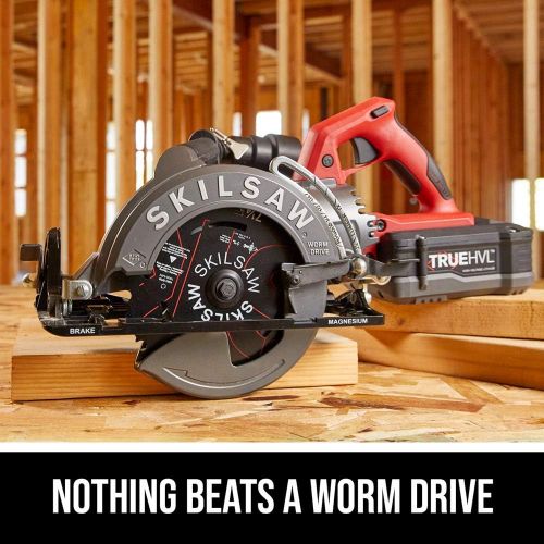  SKIL SPTH77M-11 48V 7-1/4 TRUEHVL Cordless Worm Drive Skilsaw Circular Saw Kit with 1 Battery