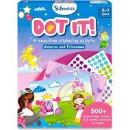 Skillmatics Art Activity - Dot It Unicorns & Princesses, No Mess Sticker Art for Kids, Craft Kits, DIY Activity, Gifts for Boys & Girls Ages 3, 4, 5, 6, 7, Travel Toys