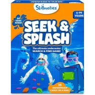 Skillmatics Seek & Splash Diving Gem Toys - Underwater Search and Find Game, Perfect for Swimming Pool & Summer Fun for Kids, Gifts for Boys & Girls Ages 6, 7, 8, 9 & Up