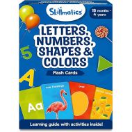 Skillmatics Thick Flash Cards for Toddlers - Letters, Numbers, Shapes & Colors, Montessori Toys & Games, Preschool Learning for Kids 1, 2, 3, 4 Years