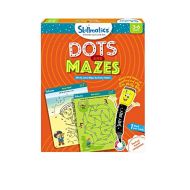 Skillmatics Educational Game: Dots and Mazes (3-6 Years) | Erasable and Reusable Activity Mats | Learning Tools for Kids | Travel Friendly Toys