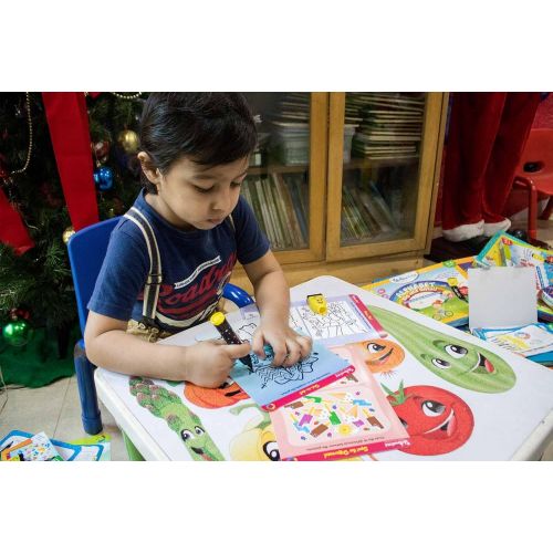  [아마존베스트]Skillmatics Educational Game: Boredom Buster (3-6 Years) | Erasable and Reusable Activity Mats | Travel Friendly Toy with Dry Erase Marker | Learning tools for Kids 3, 4, 5, 6 Year