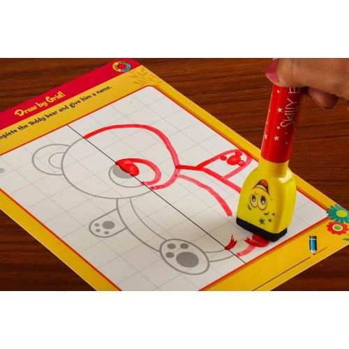  [아마존베스트]Skillmatics Educational Game: Boredom Buster (3-6 Years) | Erasable and Reusable Activity Mats | Travel Friendly Toy with Dry Erase Marker | Learning tools for Kids 3, 4, 5, 6 Year