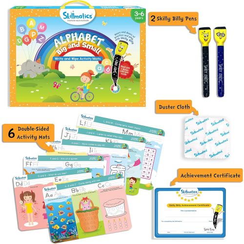  [아마존베스트]Skillmatics Educational Game: Alphabet Big and Small (3-6 Years) | Creative Fun Activities for Kids