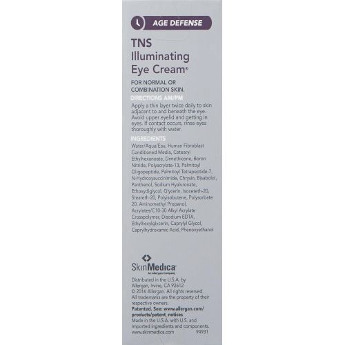  SkinMedica TNS Illuminating Eye Cream, 0.5 oz.