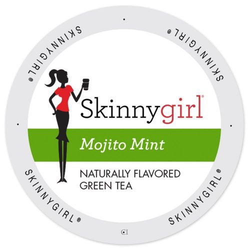  Skinnygirl Mojito Mint Naturally Flavored Green Tea Single-serve Portion Pack for Keurig K-Cup Brewers
