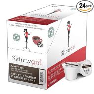 Skinnygirl Coffee Pods, Americano, Espresso Roast Coffee in Single Serve Pods for Keurig K Cups Brewers, 24 Count