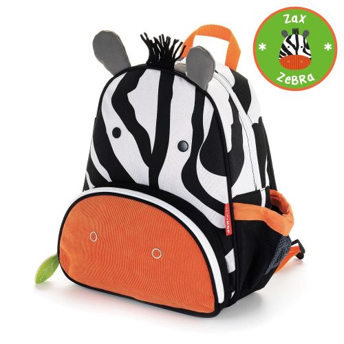 스킵 Skip Hop Toddler Backpack, 12 Zebra School Bag, Multi