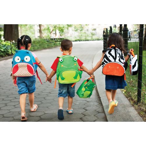 스킵 Skip Hop Toddler Backpack, 12 Zebra School Bag, Multi