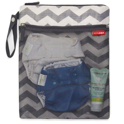 스킵 Skip Hop Waterproof Wet Dry Bag, Grab & Go, Chevron