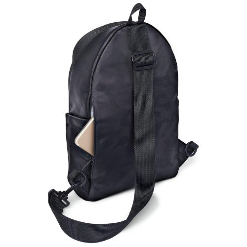 스킵 Skip Hop Diaper Bag Backpack Easy-Access Crossbody Sling, Paxwell, Black Camo