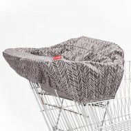 Skip Hop Shopping Cart and Baby High Chair Cover, Take Cover, Grey Feather