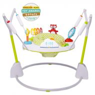 Skip Hop Explore & More Jumpscape Fold-Away Baby Jumper with Bounce Counter, Multi-Colored