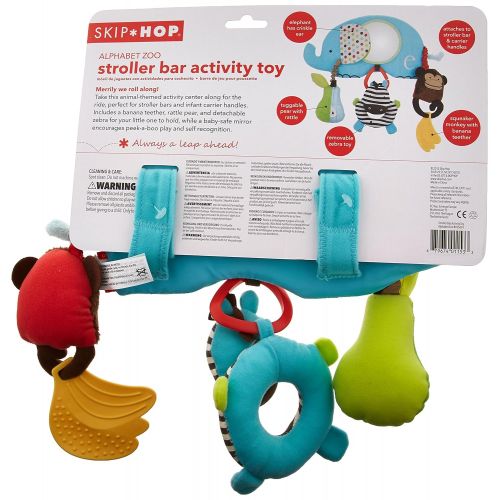 스킵 Skip Hop Alphabet Zoo Stroller Bar Activity Toy, Multi