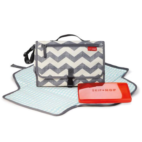 스킵 Skip Hop Pronto Signature Portable Changing Mat, Cushioned Diaper Changing Pad