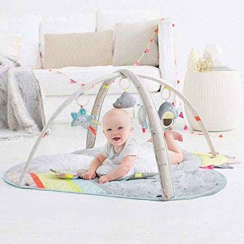 스킵 Skip Hop Silver Lining Cloud Baby Play Mat and Infant Activity Gym