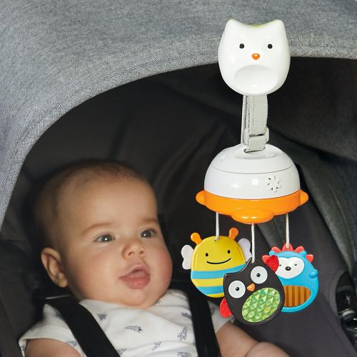 스킵 Skip Hop Portable Baby Mobile, Explore and More Zoo Characters