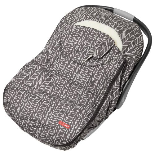 스킵 Skip Hop Stroll & Go Infant and Toddler Automotive Car Seat Cover Bunting Accessories, Universal Fit, Grey Feather