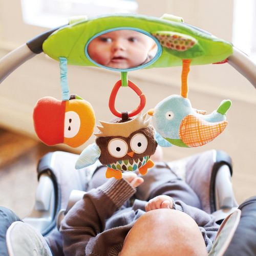 스킵 Skip Hop Baby Treetop Friends Wise Owl Stroller Bar Activity Toy, Multi