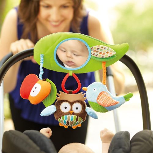 스킵 Skip Hop Baby Treetop Friends Wise Owl Stroller Bar Activity Toy, Multi