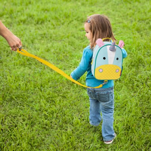 스킵 Skip Hop Toddler Leash and Harness Backpack, Zoo Collection