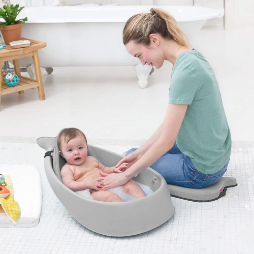 스킵 Skip Hop Moby Baby Bath Tub 3 In 1 Smart Sling, Grey