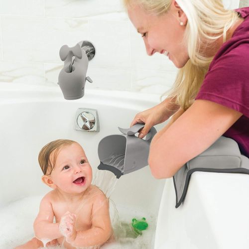 스킵 Skip Hop Moby Bath Tear-Free Waterfall Rinser Bath Cup, Grey