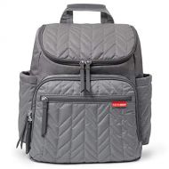 [아마존베스트]Skip Hop Diaper Bag Backpack Forma, Multi-Function Baby Travel Bag with Changing Pad, Grey