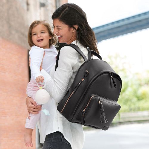 스킵 [아마존베스트]Skip Hop Diaper Bag Backpack, Greenwich Multi-Function Baby Travel Bag With Changing Pad And...