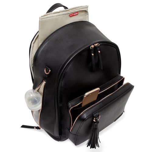 스킵 [아마존베스트]Skip Hop Diaper Bag Backpack, Greenwich Multi-Function Baby Travel Bag With Changing Pad And...