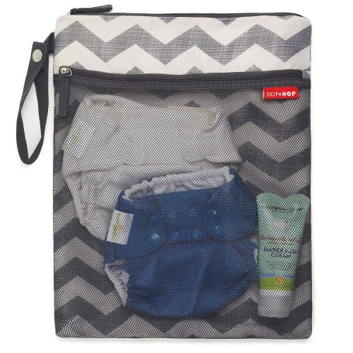 스킵 [아마존베스트]Skip Hop Waterproof Wet Dry Bag, Grab & Go, Chevron