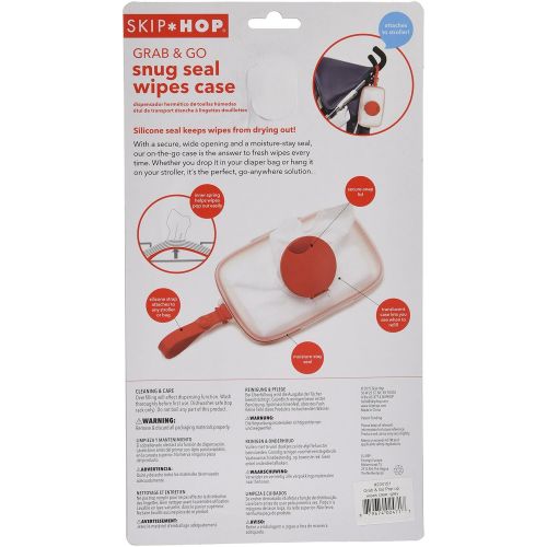 스킵 [아마존베스트]Skip Hop On-the-Go Snug Seal Baby Wipes Case, Grey