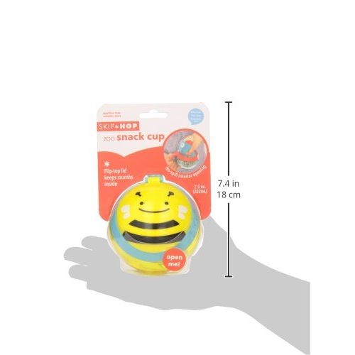 스킵 [아마존베스트]Skip Hop Toddler Snack Cup, Bee