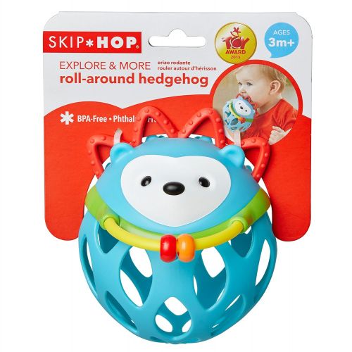스킵 [아마존베스트]Skip Hop Explore and More Roll Around Rattle Toy, Hedgehog