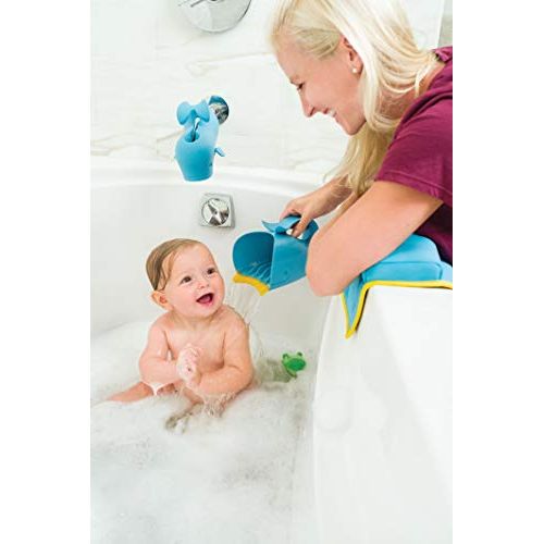 스킵 [아마존베스트]Skip Hop Moby Bath Tear-Free Waterfall Rinser Bath Cup, Blue