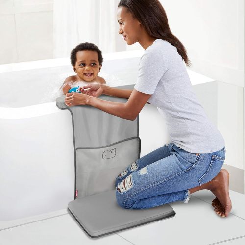 스킵 [아마존베스트]Skip Hop Moby Baby Bath Elbow Saver and Kneeler, Grey