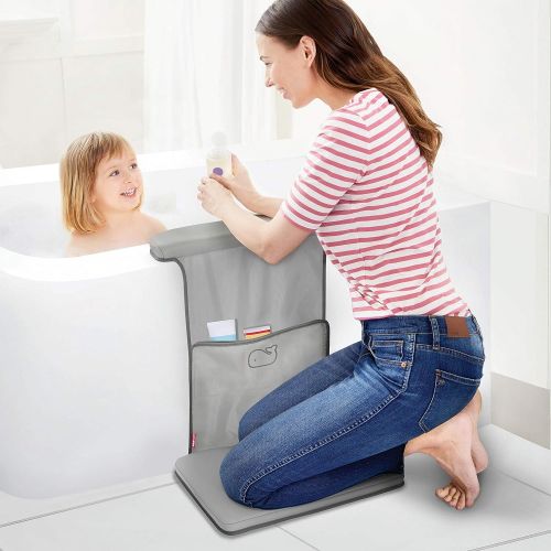 스킵 [아마존베스트]Skip Hop Moby Baby Bath Elbow Saver and Kneeler, Grey