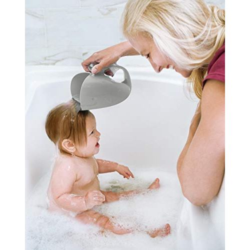 스킵 [아마존베스트]Skip Hop Moby Bath Tear-Free Waterfall Rinser Bath Cup, Grey
