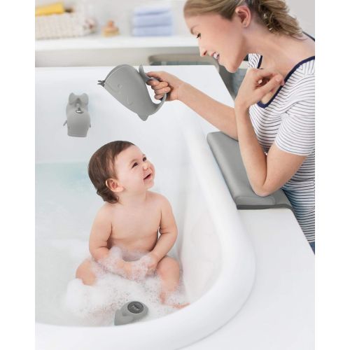 스킵 [아마존베스트]Skip Hop Moby Bath Tear-Free Waterfall Rinser Bath Cup, Grey