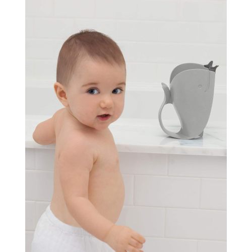 스킵 [아마존베스트]Skip Hop Moby Bath Tear-Free Waterfall Rinser Bath Cup, Grey