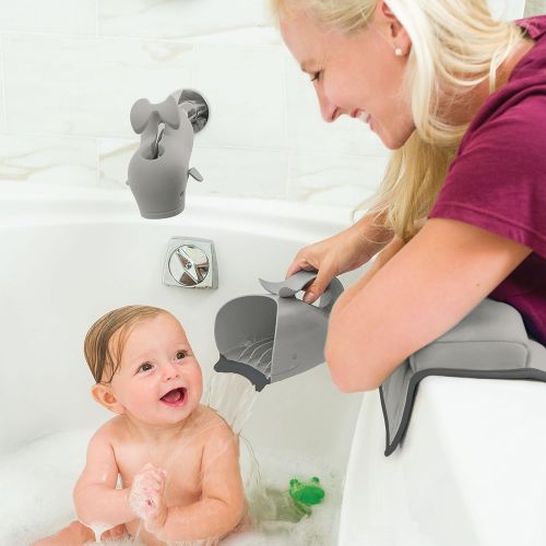 스킵 [아마존베스트]Skip Hop Moby Bath Tear-Free Waterfall Rinser Bath Cup, Grey