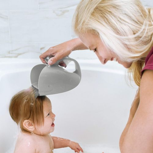 스킵 [아마존베스트]Skip Hop Moby Bath Tear-Free Waterfall Rinser Bath Cup, Grey