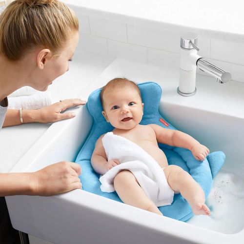 스킵 [아마존베스트]Skip Hop Moby Softspot Sink Bather, Baby Bath Cushion, Blue