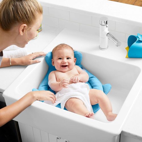 스킵 [아마존베스트]Skip Hop Moby Softspot Sink Bather, Baby Bath Cushion, Blue