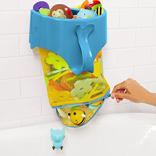 스킵 [아마존베스트]Skip Hop Moby Scoop & Splash Bath Toy Organizer And Storage, Blue