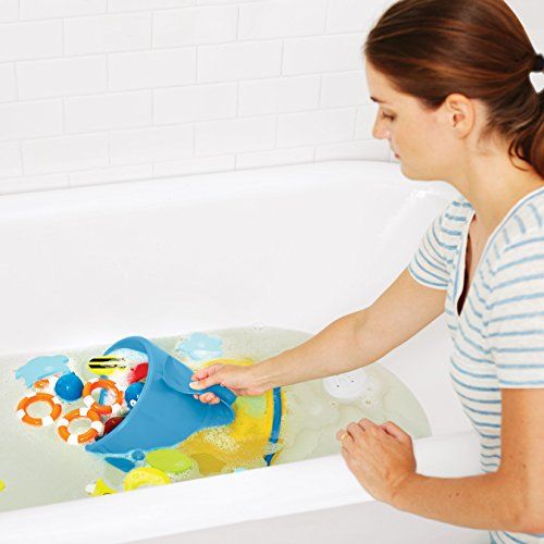 스킵 [아마존베스트]Skip Hop Moby Scoop & Splash Bath Toy Organizer And Storage, Blue