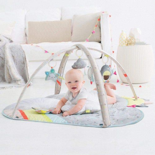 스킵 [아마존베스트]Skip Hop Silver Lining Cloud Baby Play Mat and Activity Gym, Multi